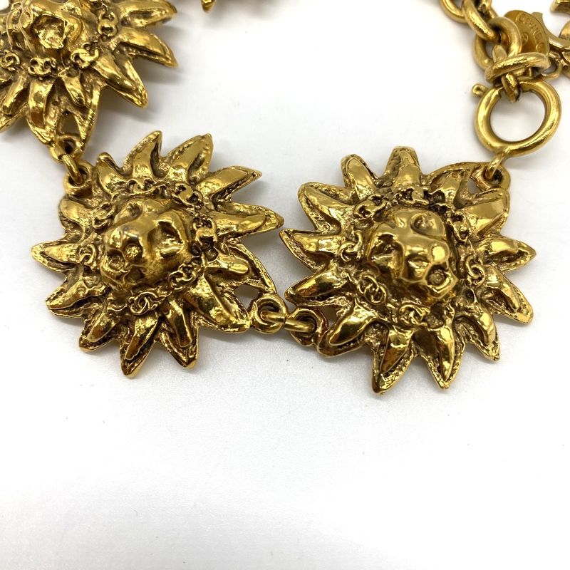 Chanel Lion Bracelet Vintage Gold Ladies