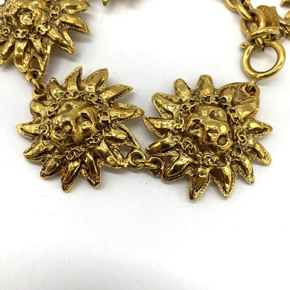Chanel Lion Bracelet Vintage Gold Ladies
