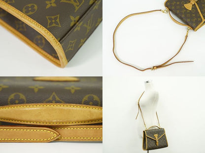 Authentic Louis Vuitton LV Bel Air Monogram 2WAY Shoulder Bag Handbag Pochette