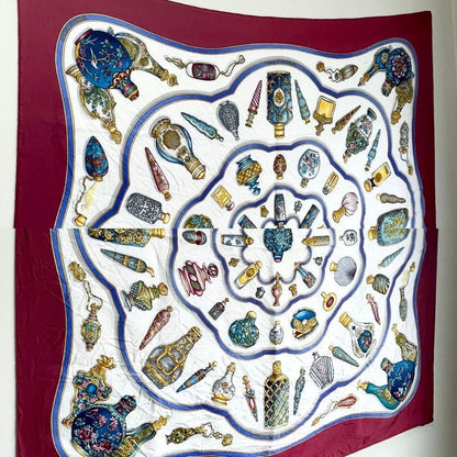 Hermes Carre Importe le Flacon Scarf Silk