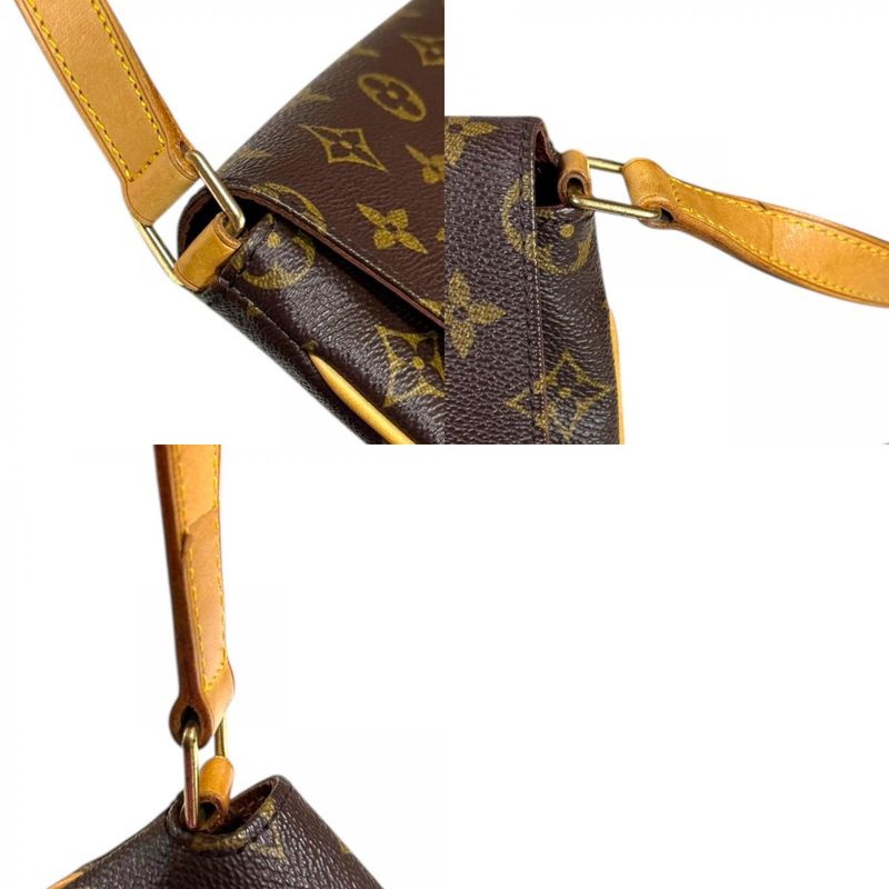 Louis Vuitton Musette Tango Short Monogram Shoulder Bag Monogram Canvas M51257
