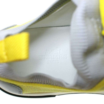 Hermes Addict Sneaker Addict Low Cut Sneakers Gray Yellow 38