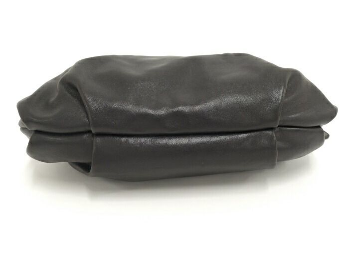 Prada One Shoulder Bag Leather Black Br3795