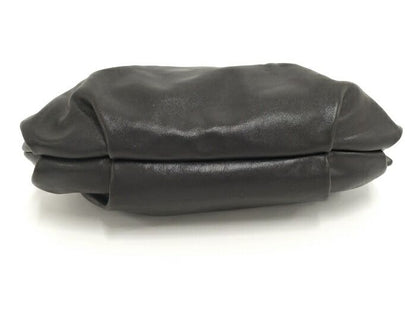 Prada One Shoulder Bag Leather Black Br3795