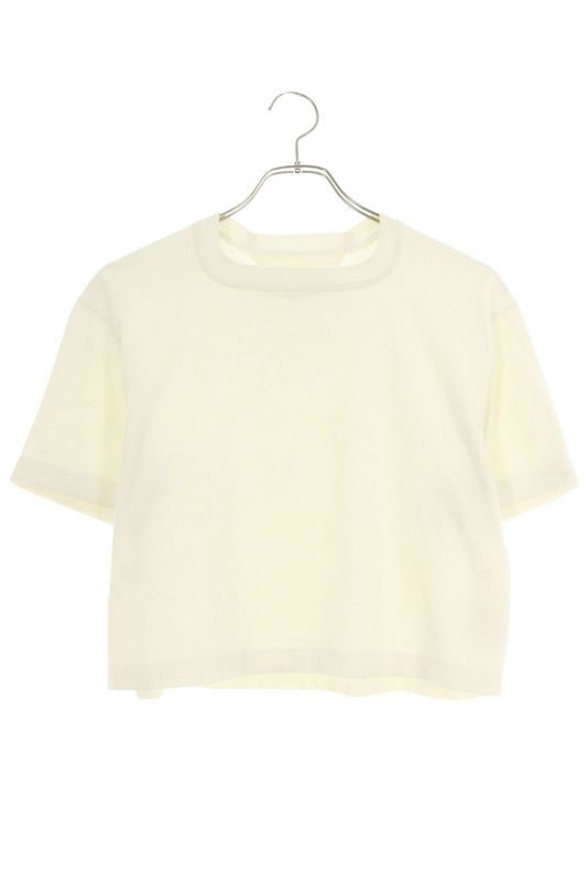 Bottega Veneta 744235 Vklz0 Baby Jersey Square Neck T-shirt Women's XS