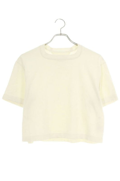 Bottega Veneta 744235 Vklz0 Baby Jersey Square Neck T-shirt Women's XS