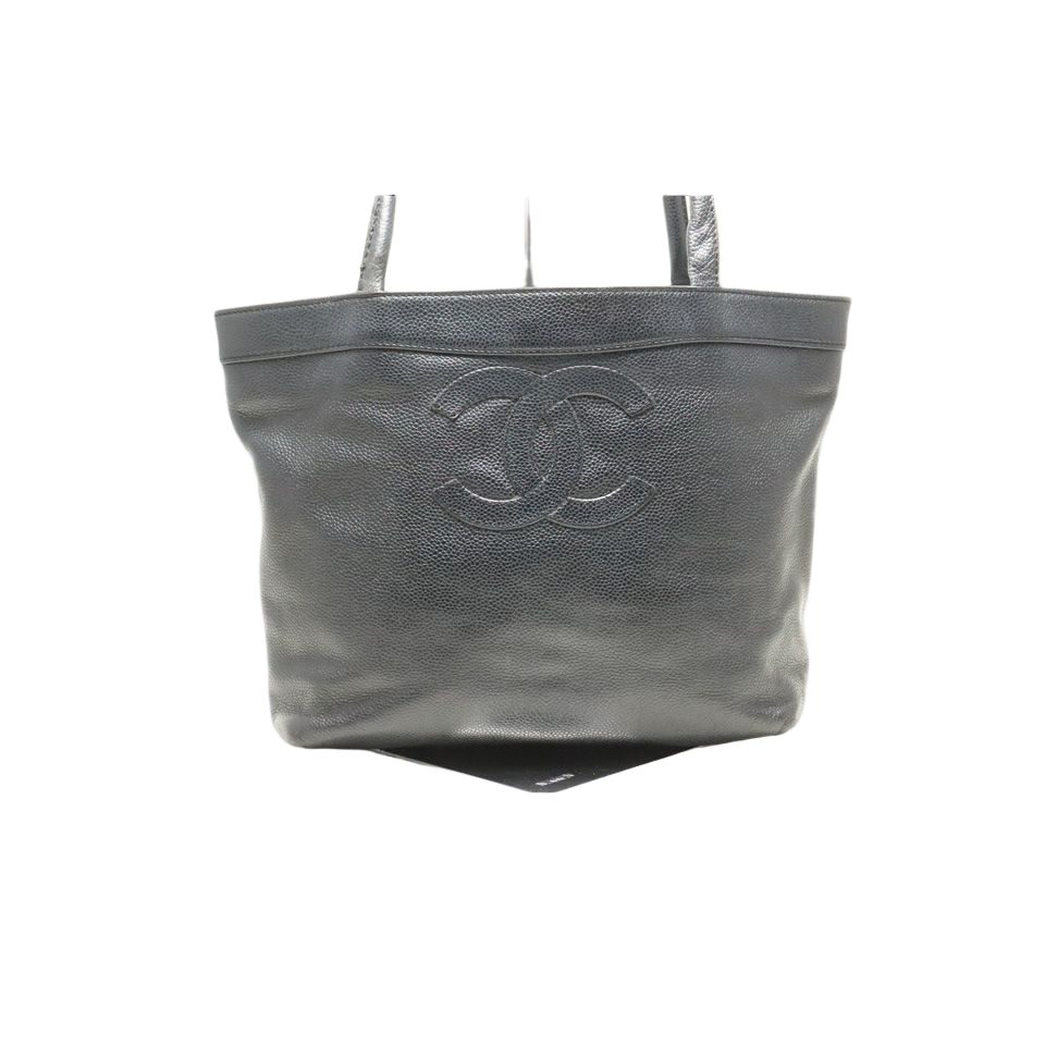 Chanel Caviar Leather CC Logo GD Tote