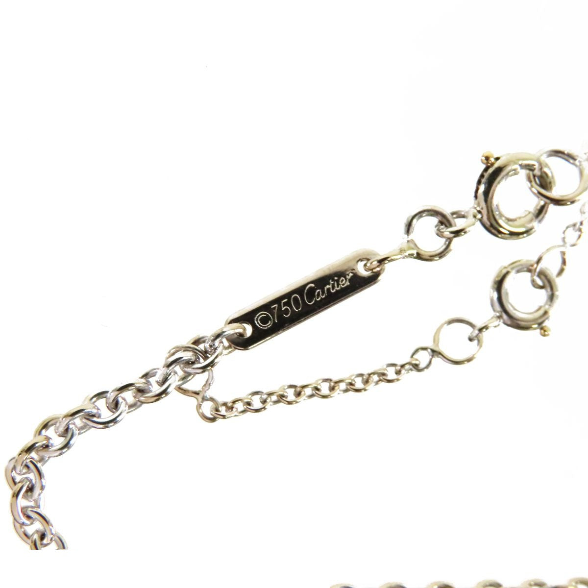 Cartier Forcat Chain Necklace White Gold 18k — view 4
