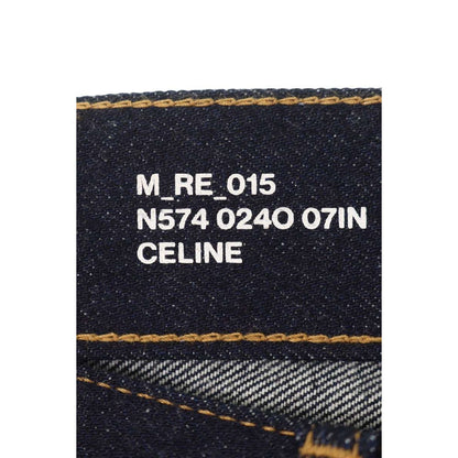 Celine Denim Pants Cotton 33 Indigo — view 3