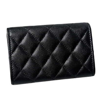 Chanel 19 Card Case Caviar Leather Black — view 2
