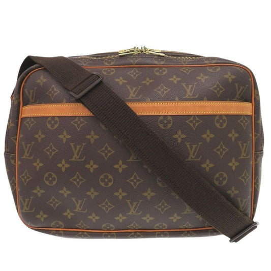 Louis Vuitton Reporter GM Monogram Brown Shoulder Bag 1323