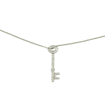 Tiffany & Co Key Pendant Diamond Necklace — view 2