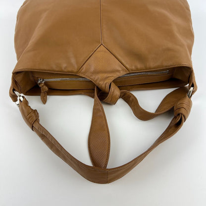 Loewe Anagram Shoulder Bag Brown Leather Vintage — view 13