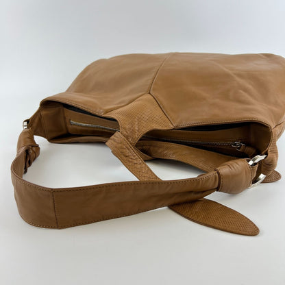 Loewe Anagram Shoulder Bag Brown Leather Vintage — view 15