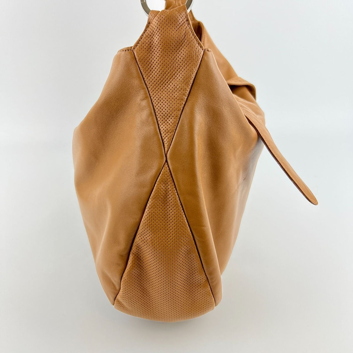 Loewe Anagram Shoulder Bag Brown Leather Vintage — view 5
