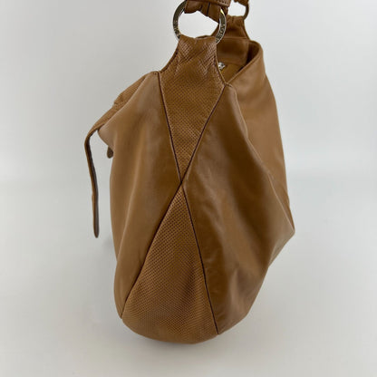 Loewe Anagram Shoulder Bag Brown Leather Vintage — view 6