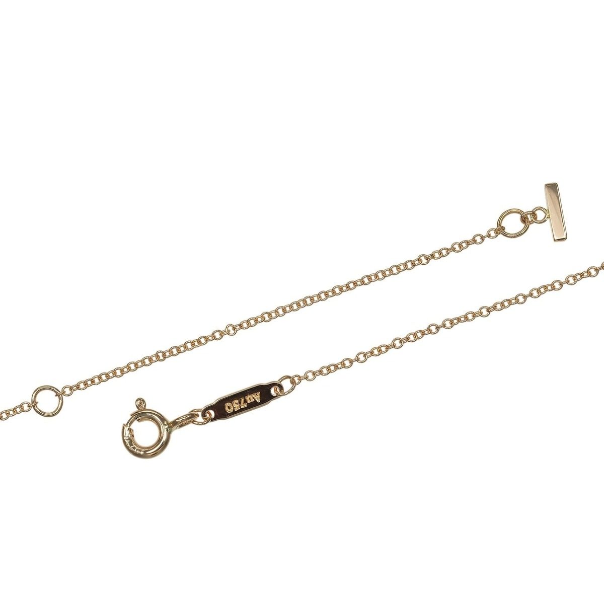 Tiffany & Co T Smile Large 18k Pink Gold Necklace — view 5