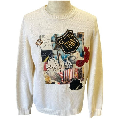 Fendi Fzy020 A93 W Knit Sweater Wool Fall Winter 2019-2020 Karl Lagerfeld