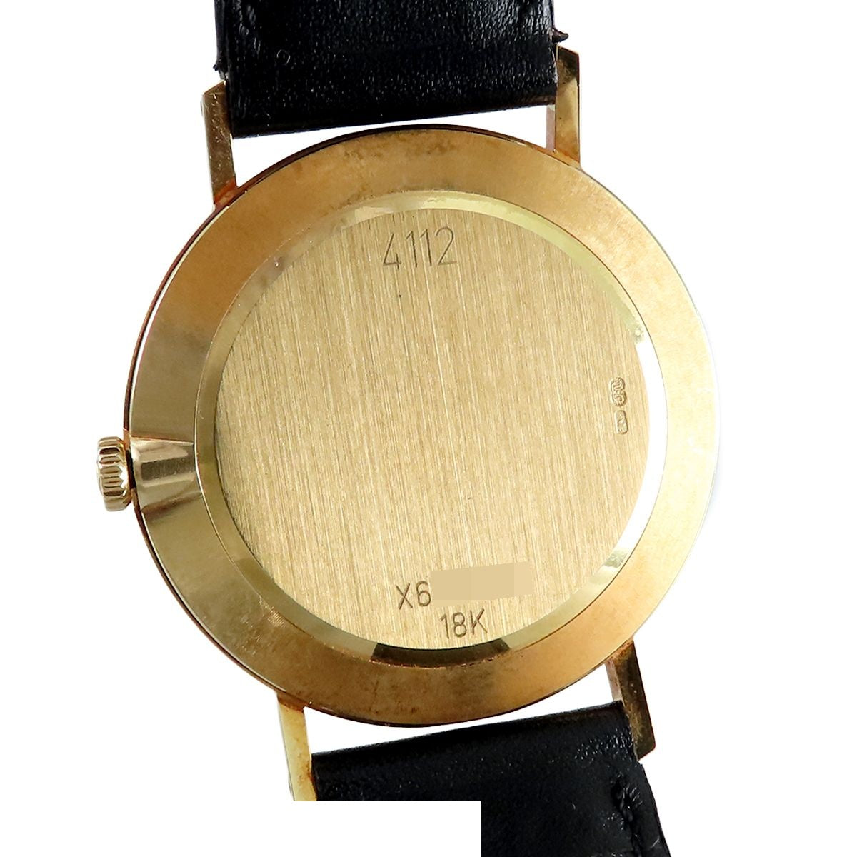 Rolex Cellini Champagne 18k Yellow Gold Leather Round Post Vintage Watch Manual — view 4