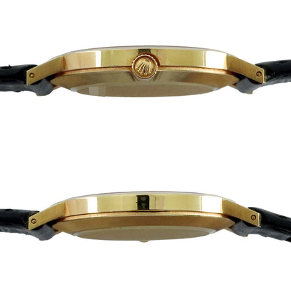 Rolex Cellini Champagne 18k Yellow Gold Leather Round Post Vintage Watch Manual — view 6