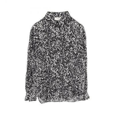 Celine Rayon Shirt Top Black