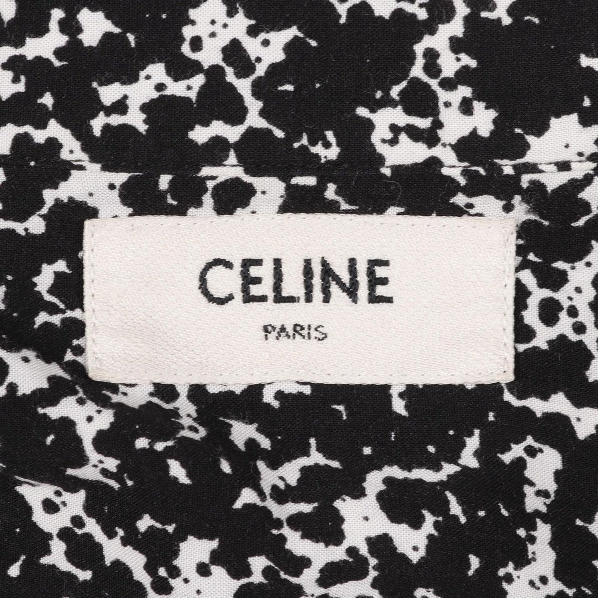 Celine Rayon Shirt Top Black — view 3