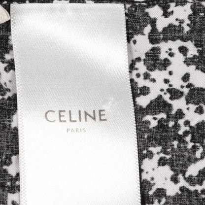 Celine Rayon Shirt Top Black — view 5