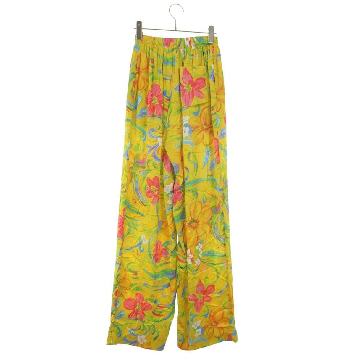 Balenciaga All Over Pattern Satin Long Pants 34 — view 2