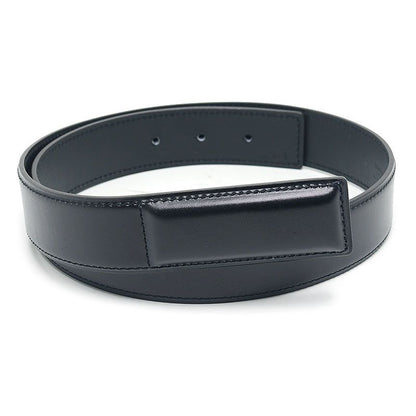 Hermes Leather Belt Black Size 75 Stamped □R Manufactured In 2014