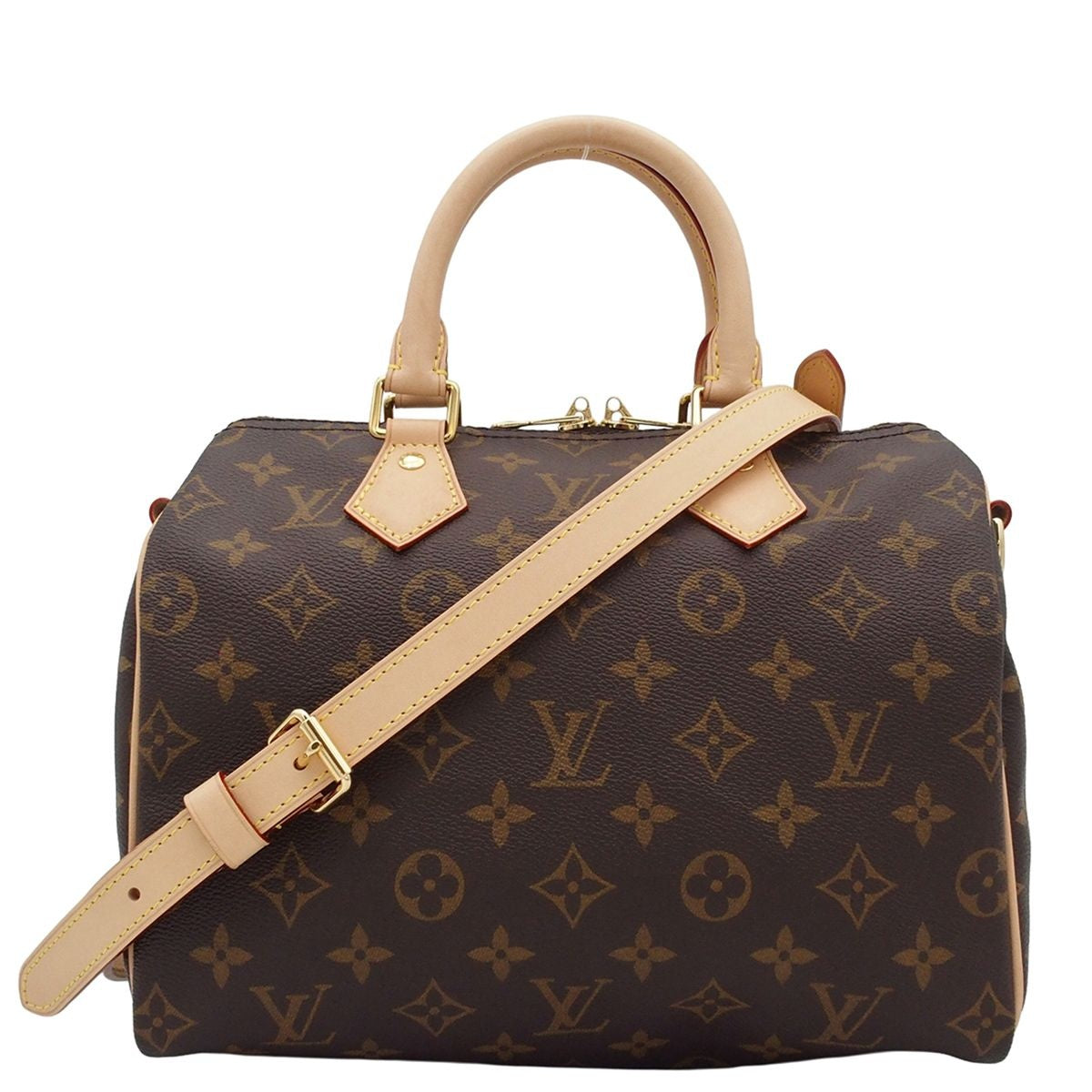 Louis Vuitton Speedy Bandouliere 25 Brown Monogram Canvas 2-Way Shoulder Bag