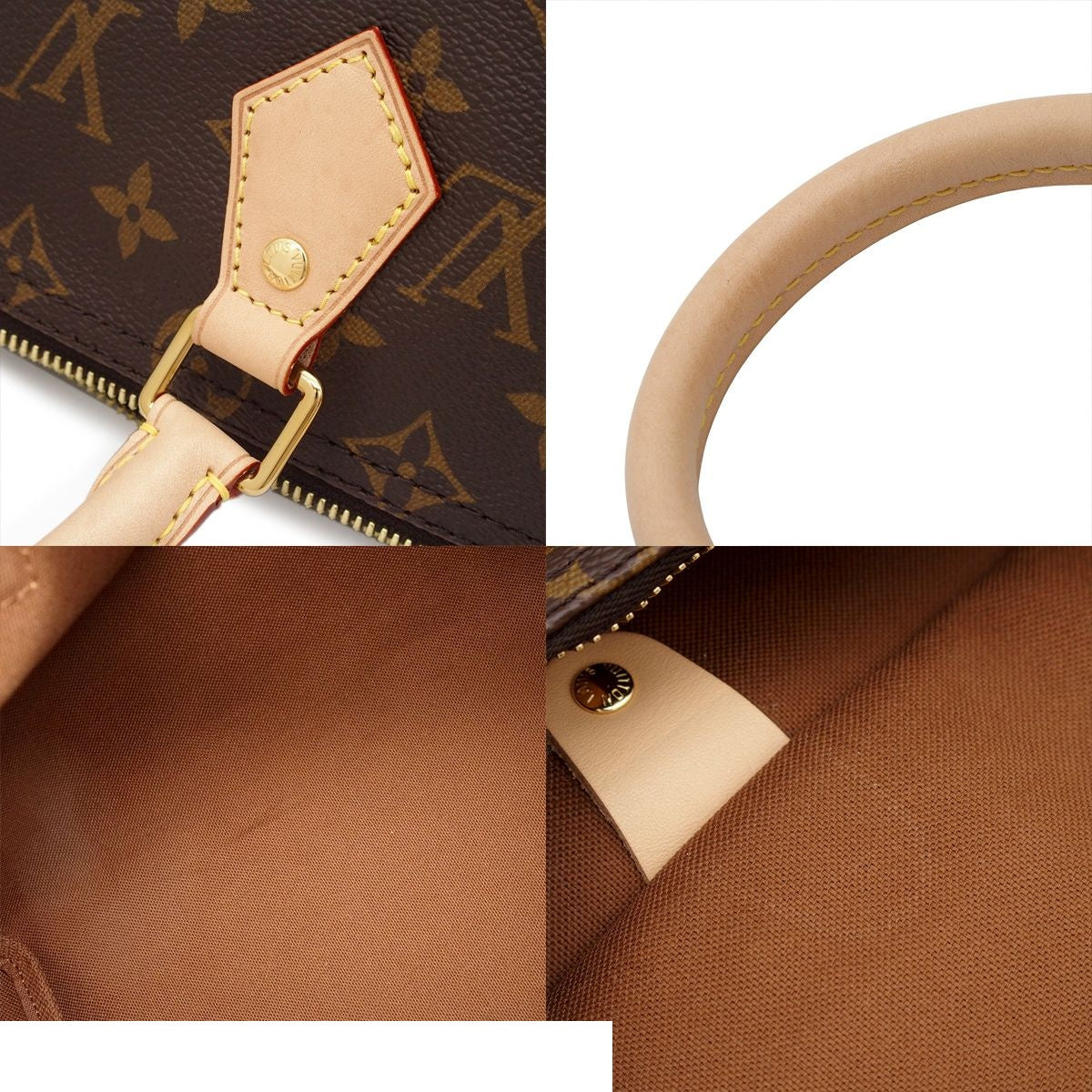 Louis Vuitton Speedy Bandouliere 25 Brown Monogram Canvas 2-Way Shoulder Bag — view 8