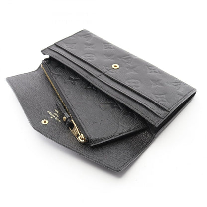 Louis Vuitton Bifold Wallet Portefeuille Curies Noir Black Leather — view 12
