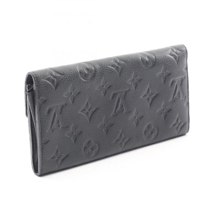 Louis Vuitton Bifold Wallet Portefeuille Curies Noir Black Leather — view 2