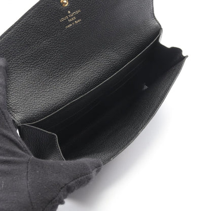 Louis Vuitton Bifold Wallet Portefeuille Curies Noir Black Leather — view 3
