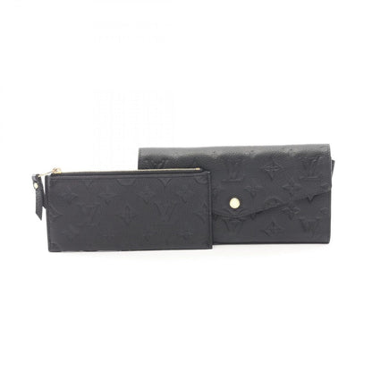 Louis Vuitton Bifold Wallet Portefeuille Curies Noir Black Leather — view 6
