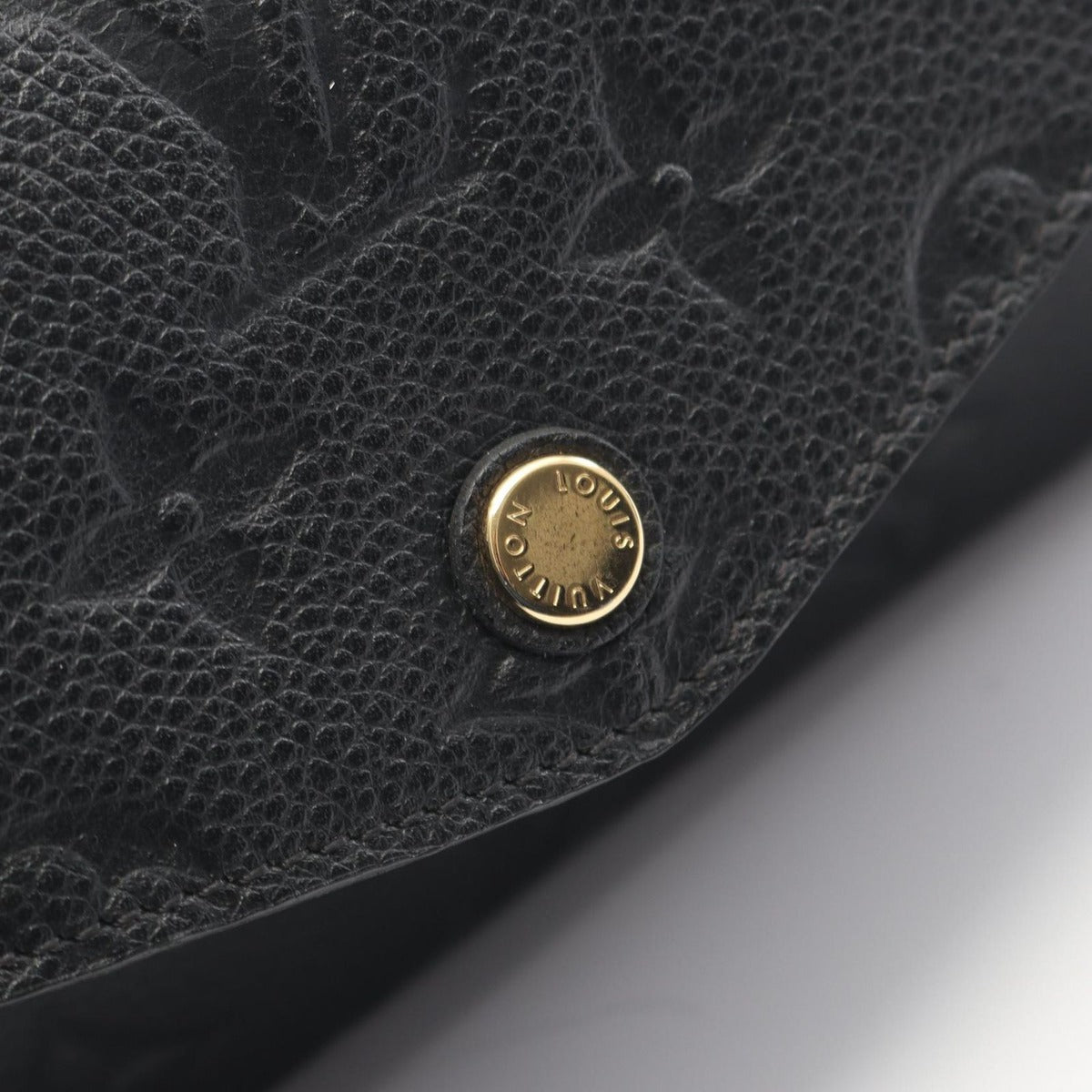 Louis Vuitton Bifold Wallet Portefeuille Curies Noir Black Leather — view 10