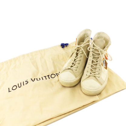 Louis Vuitton High Cut Sneakers - Tattoo Line Patch Notation Size 7