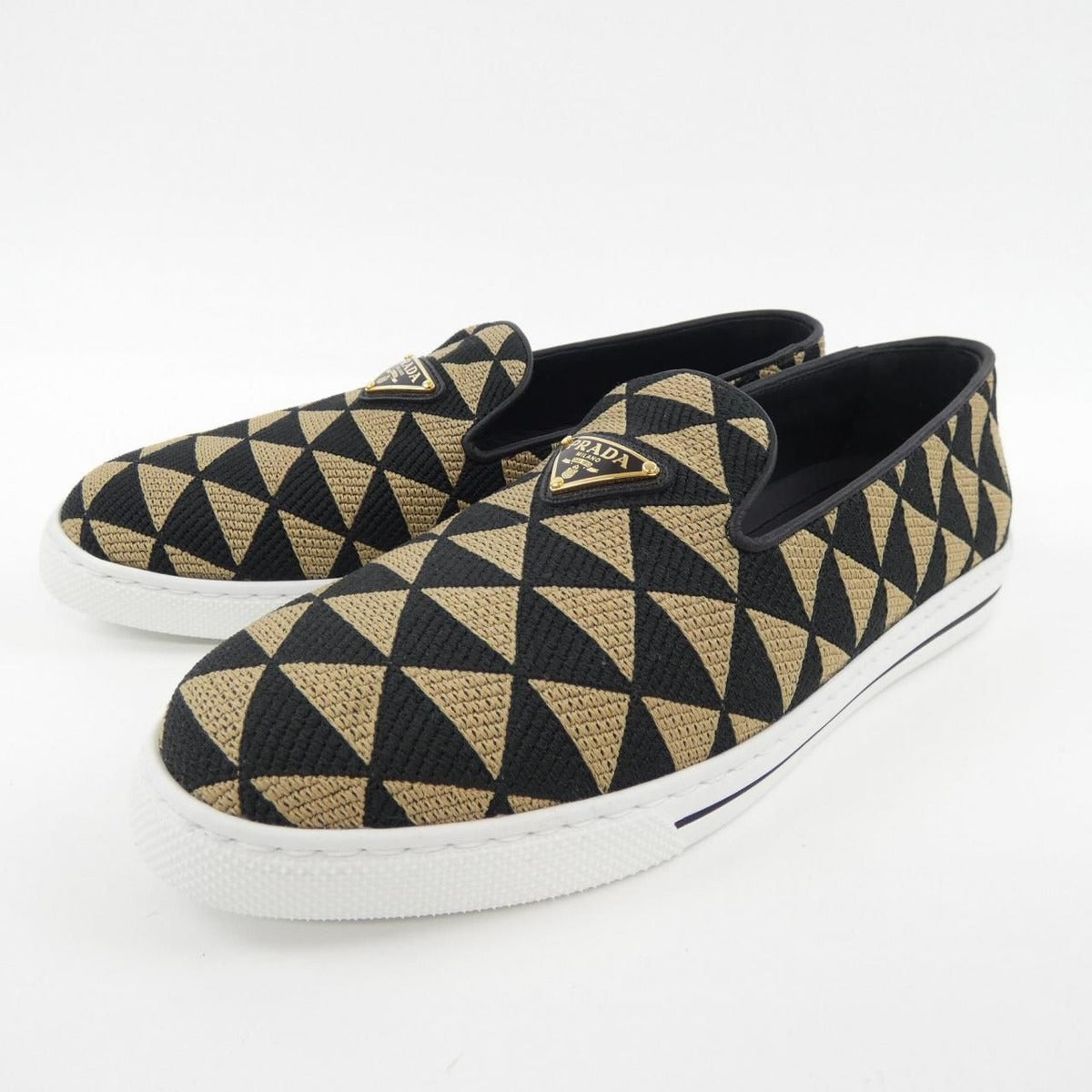 Prada Triangle Logo Sneakers — view 3