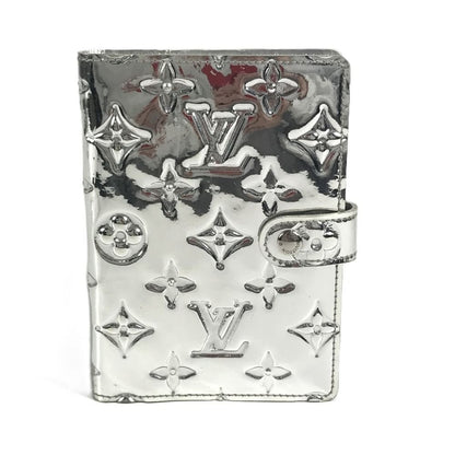 Louis Vuitton Notebook Cover Agenda PM Leather Silver