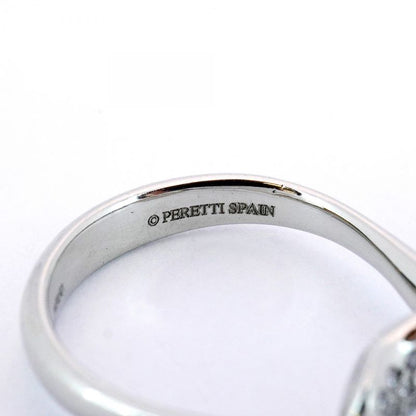 Tiffany & Co Ring Bean Pt950 Platinum Diamond #11 Ladies