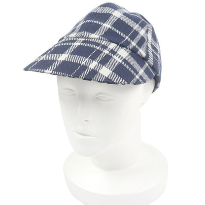 Christian DIOR 14che921i134 Checked Lined Oblique Hat Baseball Cap Navy 57