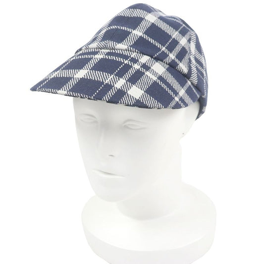 Christian DIOR 14che921i134 Checked Lined Oblique Hat Baseball Cap Navy 57