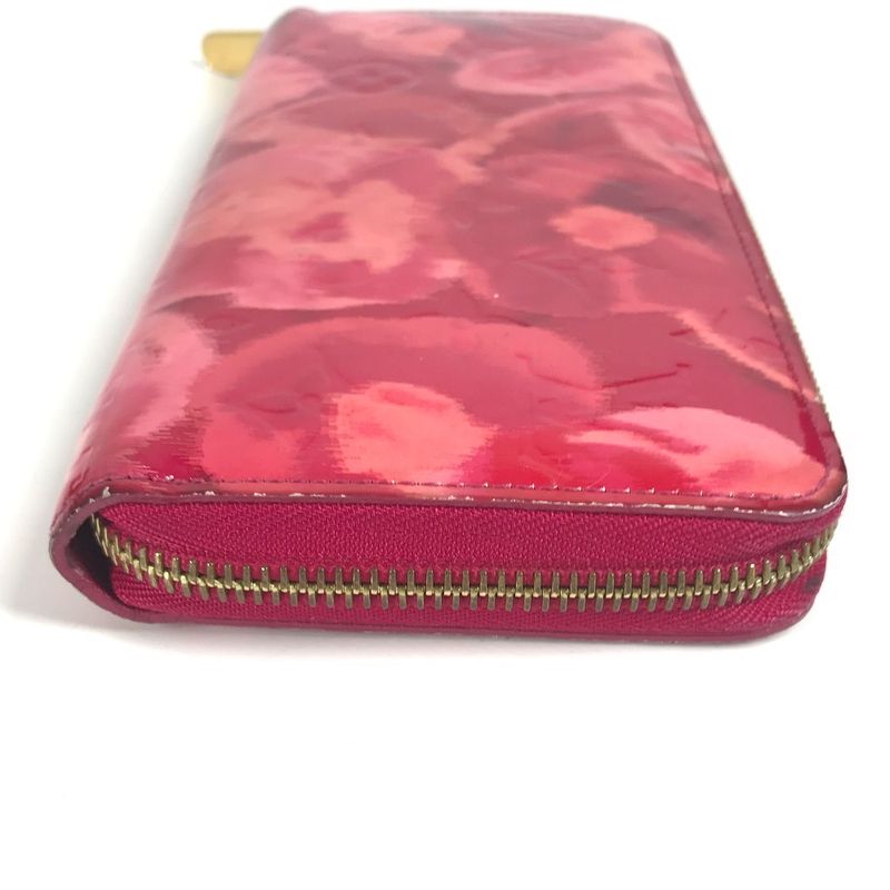 Louis Vuitton Long Zippy Wallet M90019 Patent Leather Rose Andian Pink