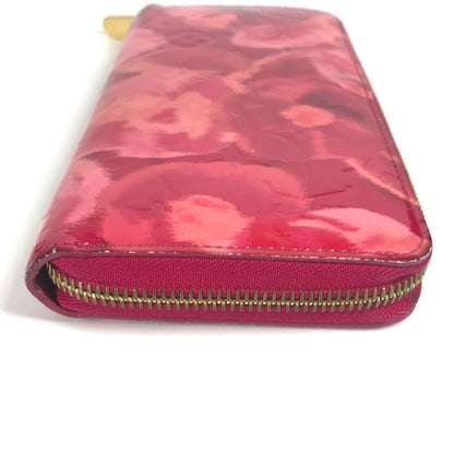 Louis Vuitton Long Zippy Wallet M90019 Patent Leather Rose Andian Pink