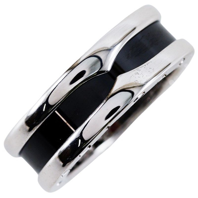 Bvlgari Bulgari Save The Children Silver 925 X Black Ceramic 7.5 Ladies 5.9g