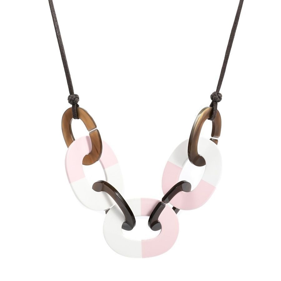 Hermes Necklace Calamba Pink