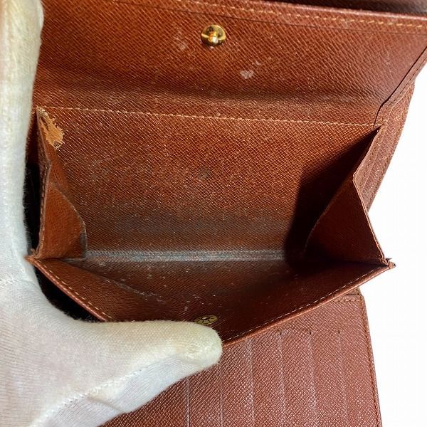 Louis Vuitton Monogram Porte Trésor Etui Papier M61202 Trifold Wallet Unisex