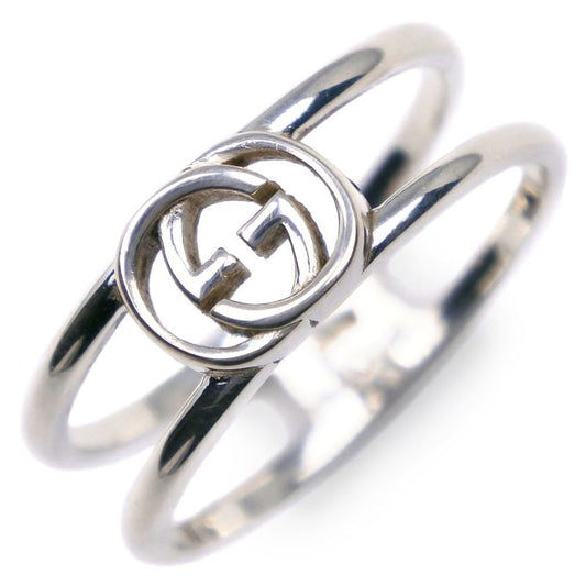 Gucci G Logo Ring Silver 925 Size 10 Ladies 2.0g Ring