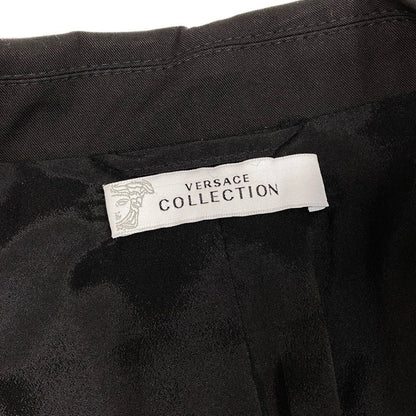 Versace Id6 Collection Terre Jacket Elastic Stretch Logo Plate 40 Black — view 10