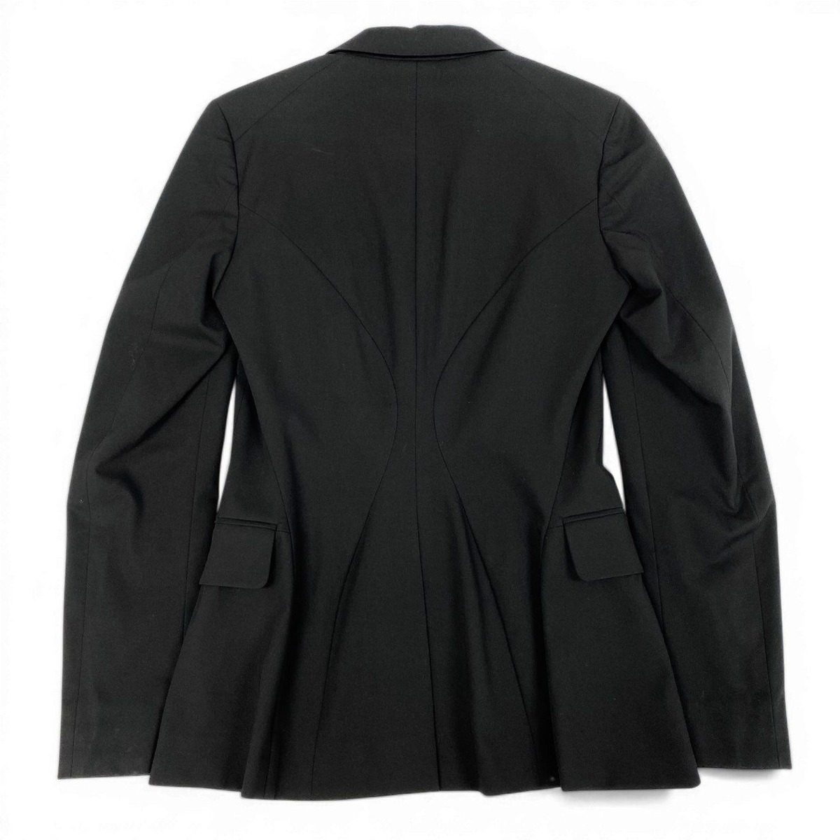 Versace Id6 Collection Terre Jacket Elastic Stretch Logo Plate 40 Black — view 3
